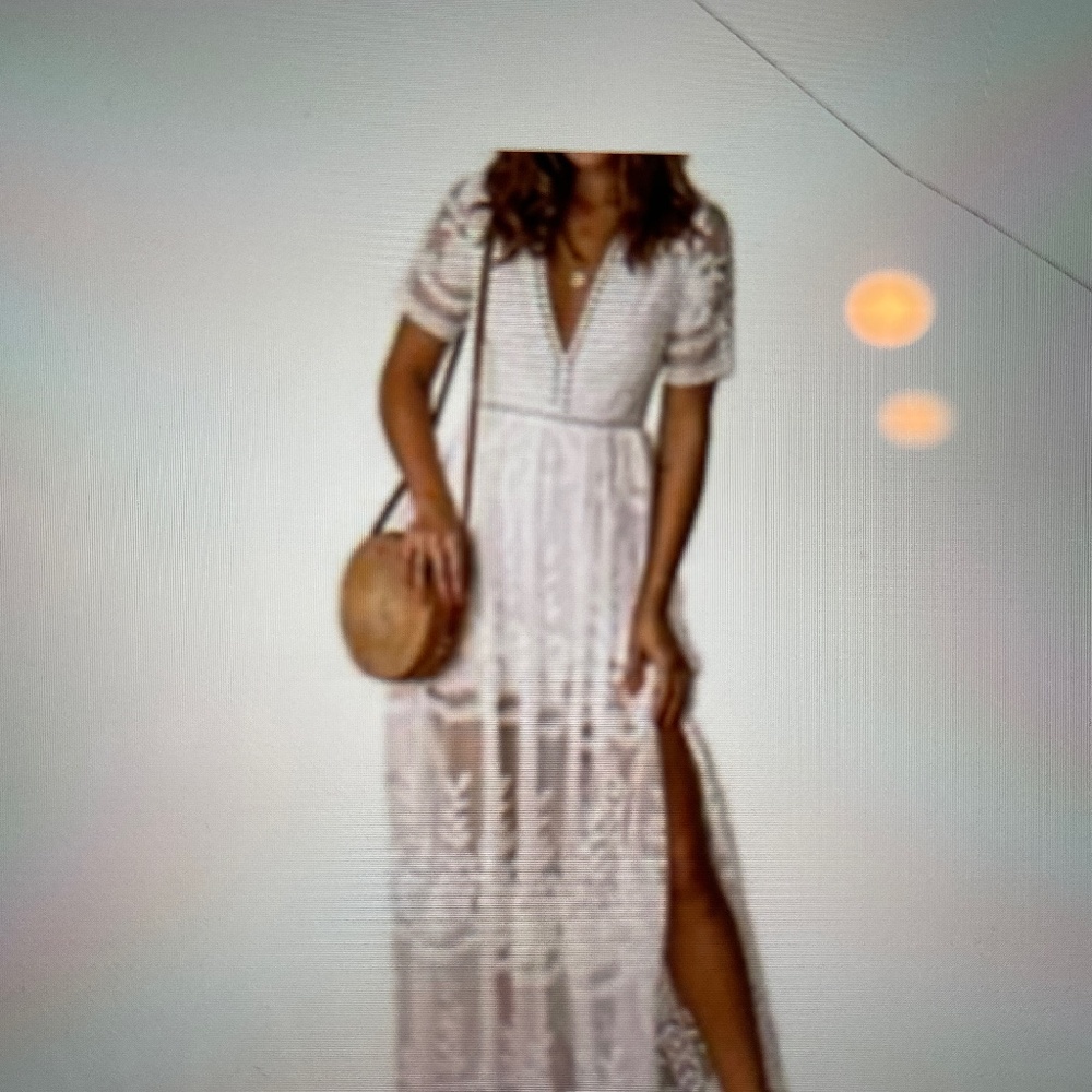 Mermaids closet woman’s v-neck boho dress xl